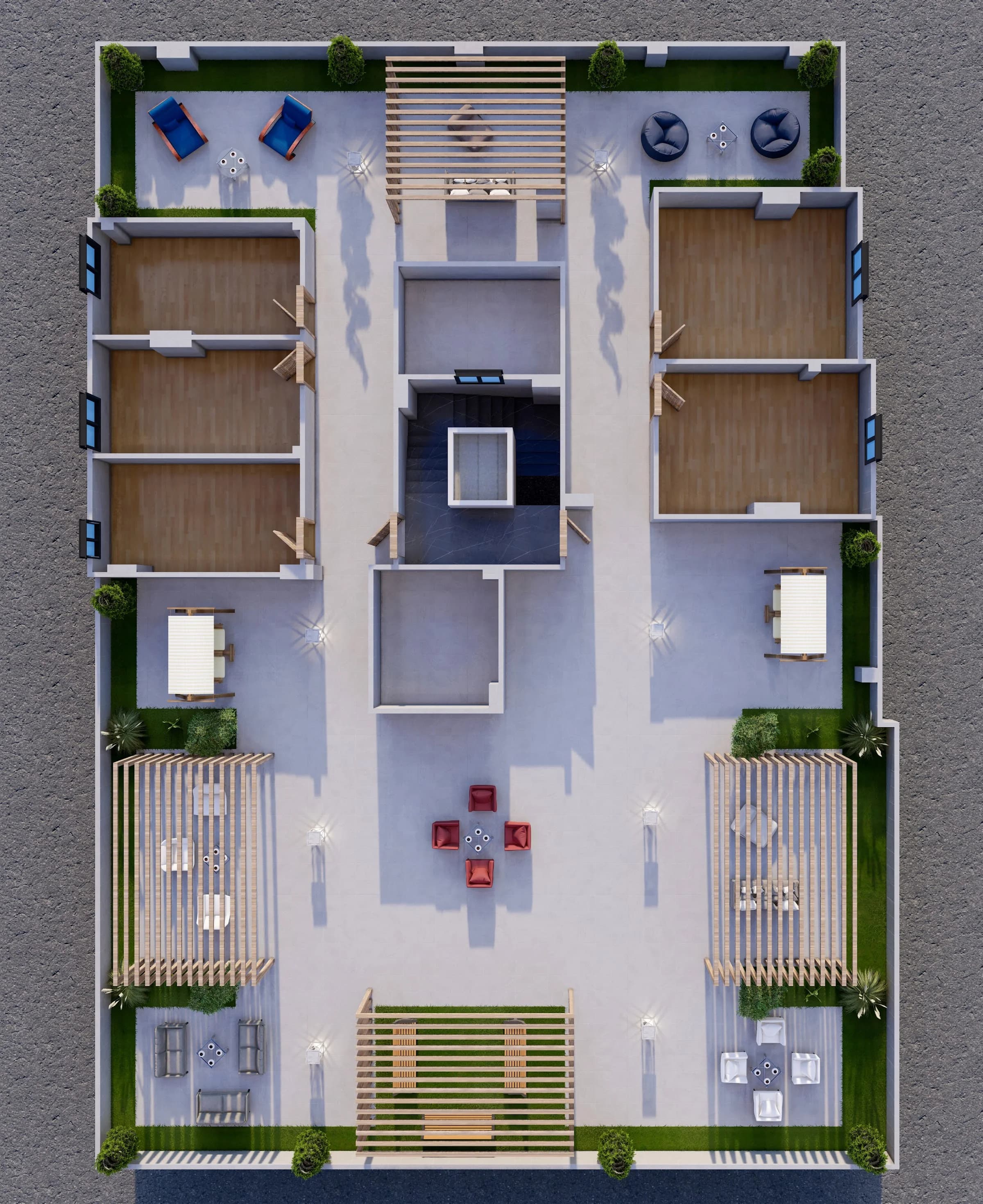 Floor plan — 494 m² apartment at G85